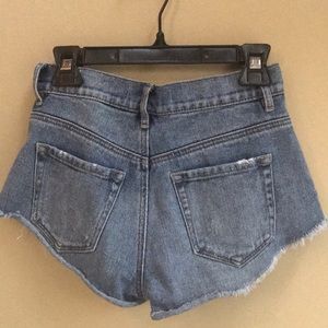 Bullhead Shorts - Bullhead distressed denim high rise short Bullhead Shorts - Bullhead distressed denim high rise short